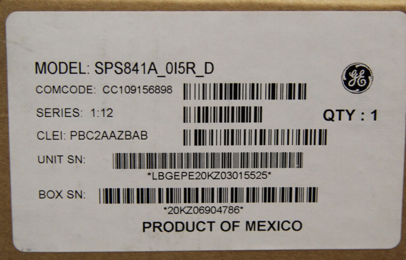 Brand New Old Stock GE SPS841A-015R-D PBC2AAZBAB Controller Unit