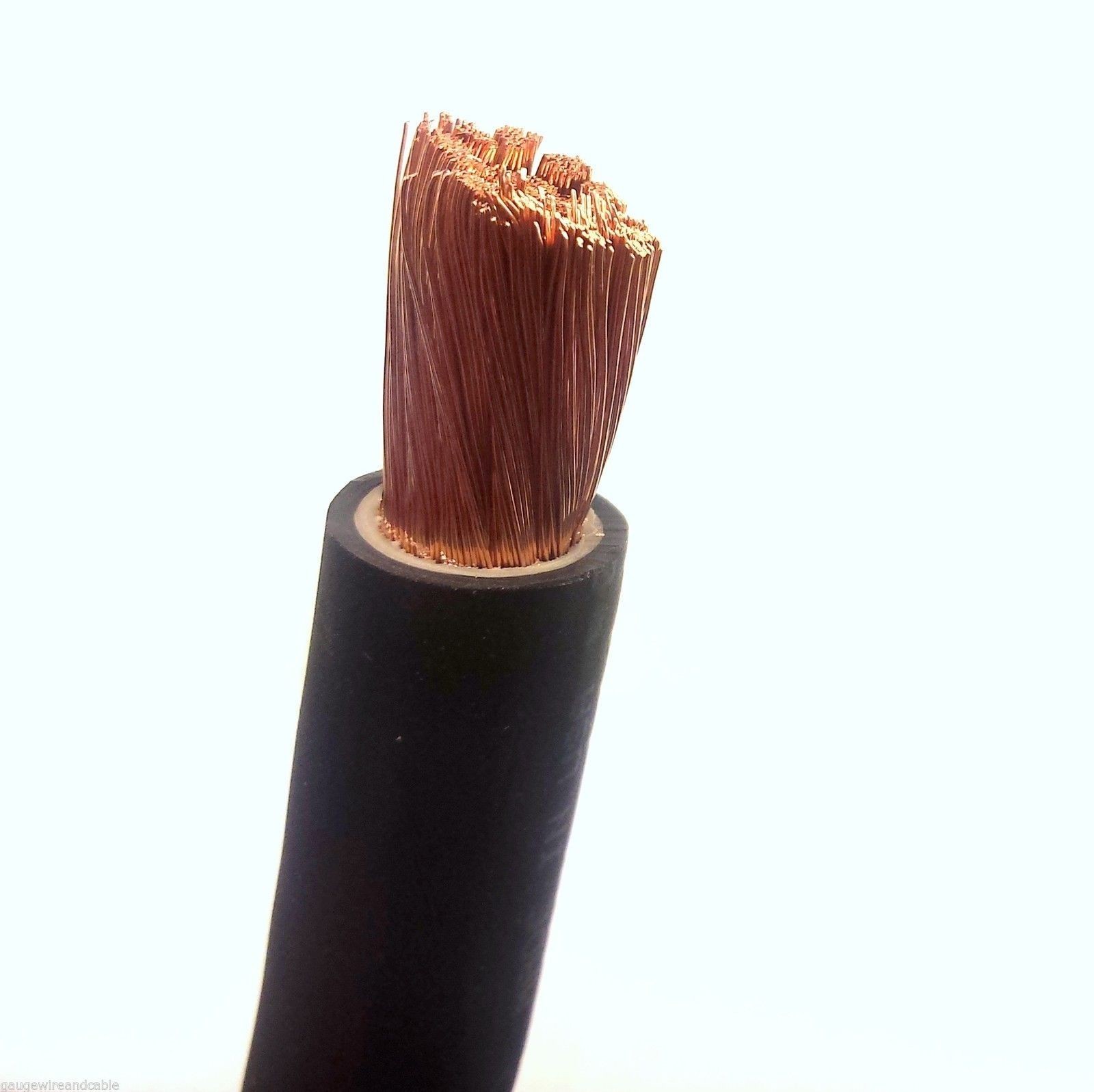 1/0 AWG 0 Gauge Battery Cable Black By the Ft OFC Copper Power Wire Made in USA
