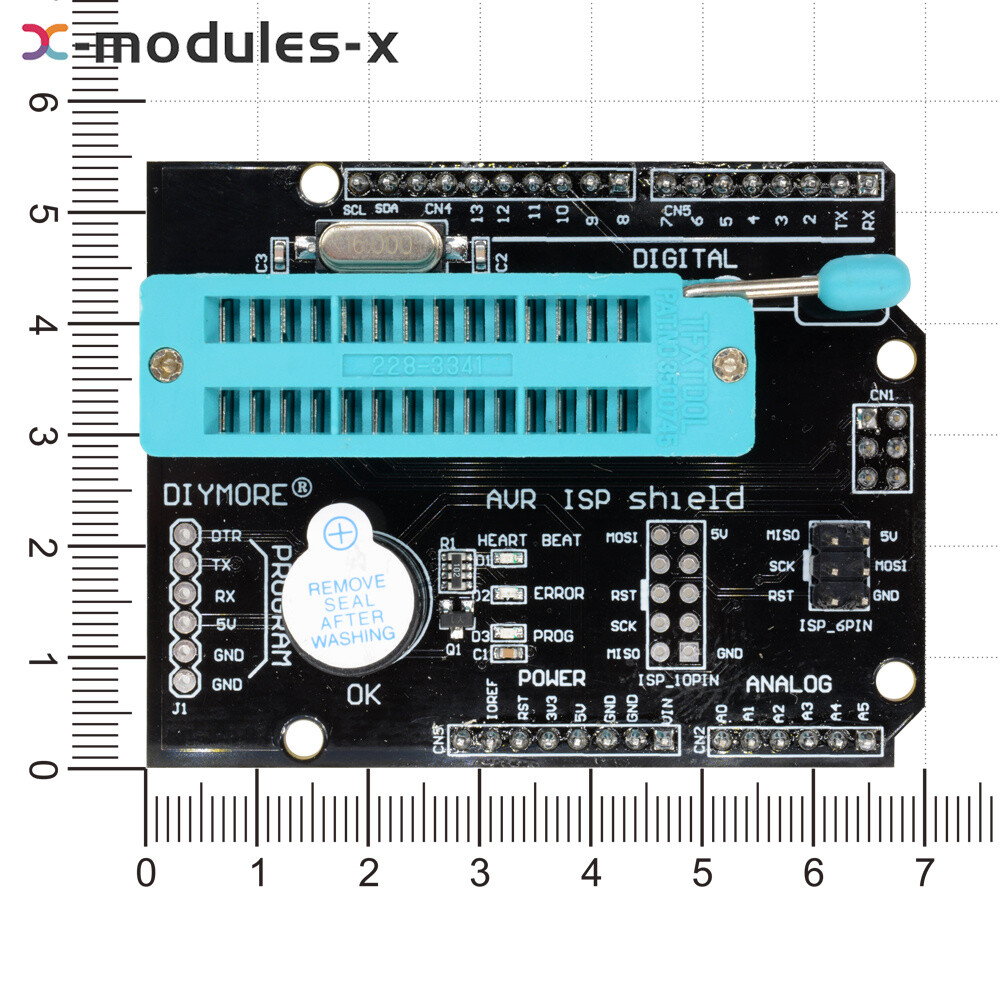 AVR ISP Shield Burning Burn Bootloader Programmer for Arduino UNO R3 New