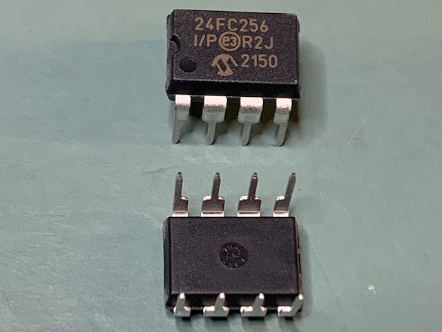 (60) NEW MICROCHIP 24FC256-I/P EEPROM Serial-I2C 256K-bit 32K x 8 8-Pin PDIP