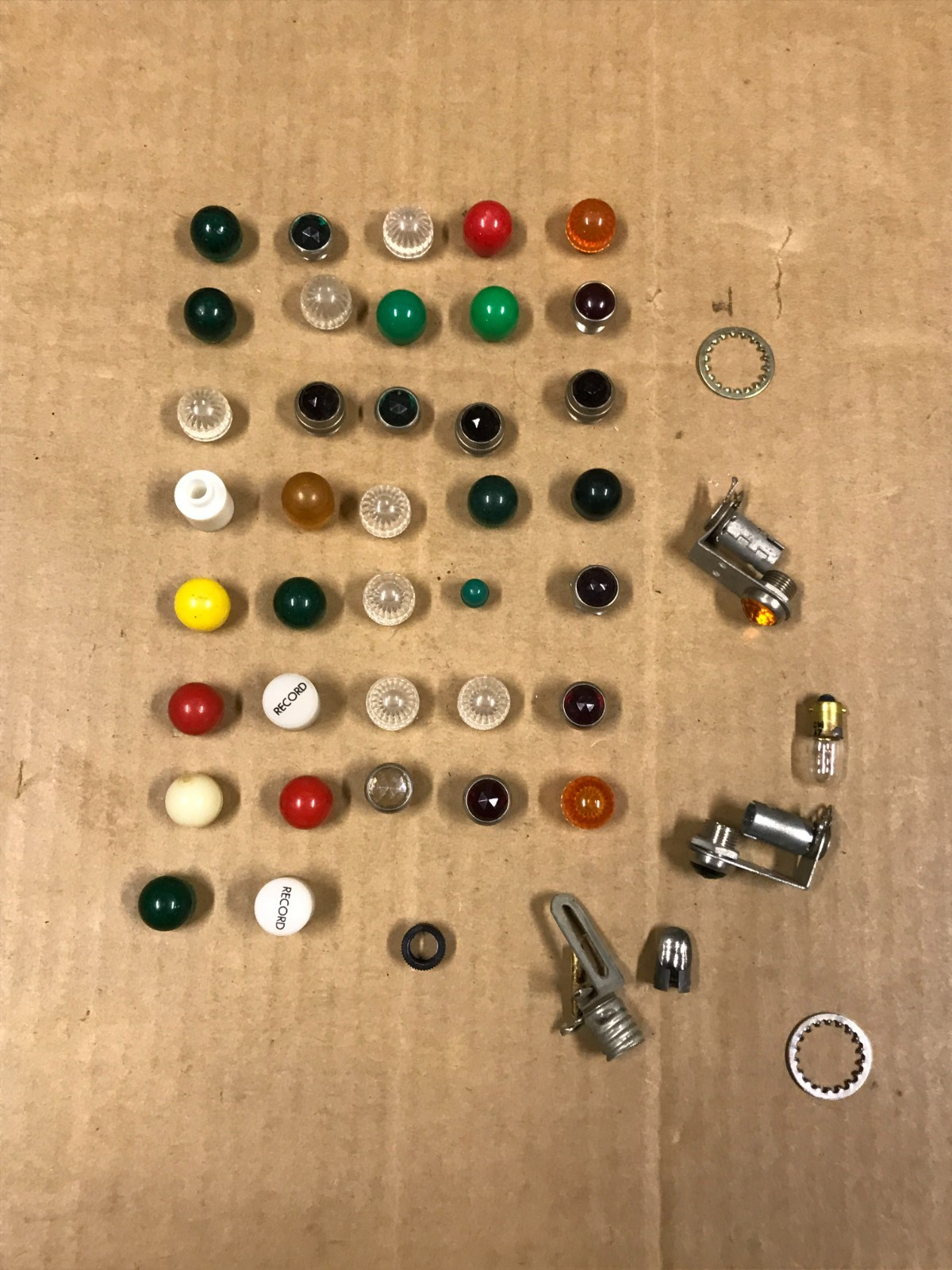 Vintage Lot Of Lamp Socket Caps – (40-45 Pieces In Lot)