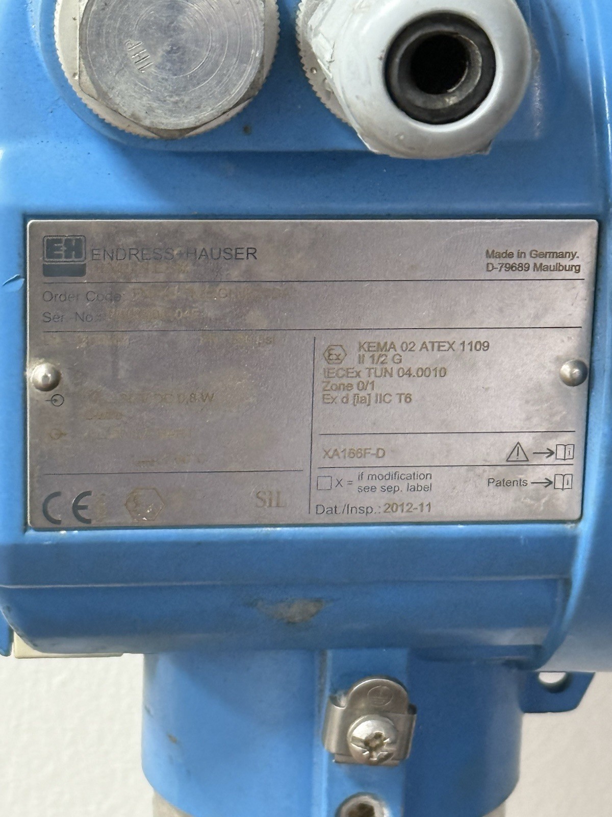 Endress & Hauser Levelflex M Guided Radar Measurement FMP40-7KK2GNJB21GA