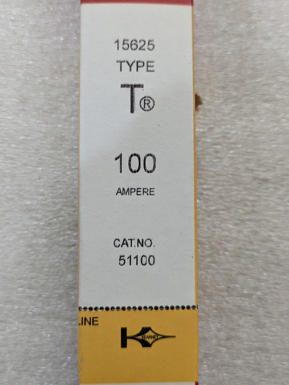 Kearney 51100 Fuse Link Type T 100 Amp Fitall Medium Voltage Eaton Cooper Power