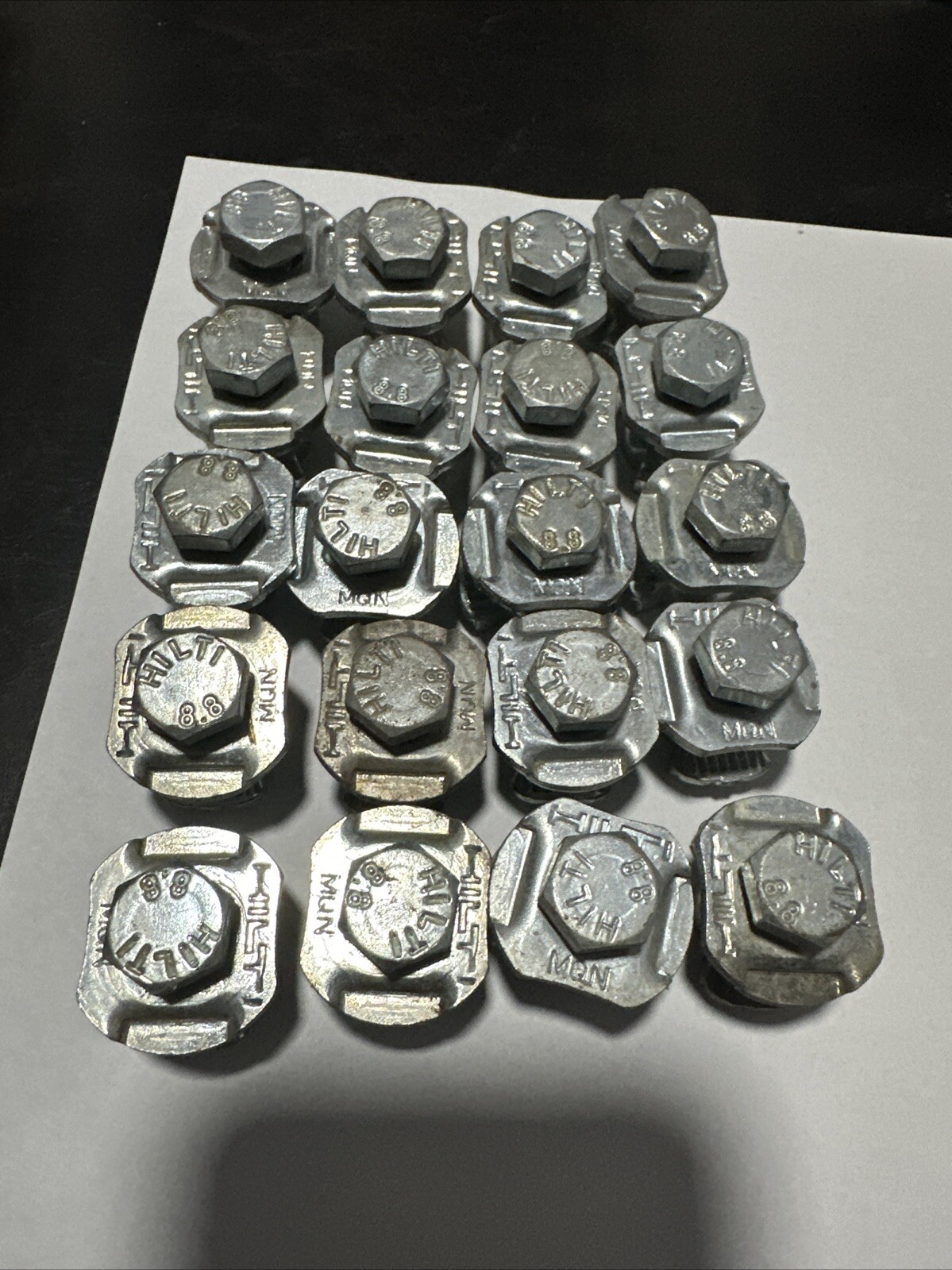 HILTI New Old Stock, MQN PUSH BUTTON CHANNEL CONNECTOR LOT OF 22