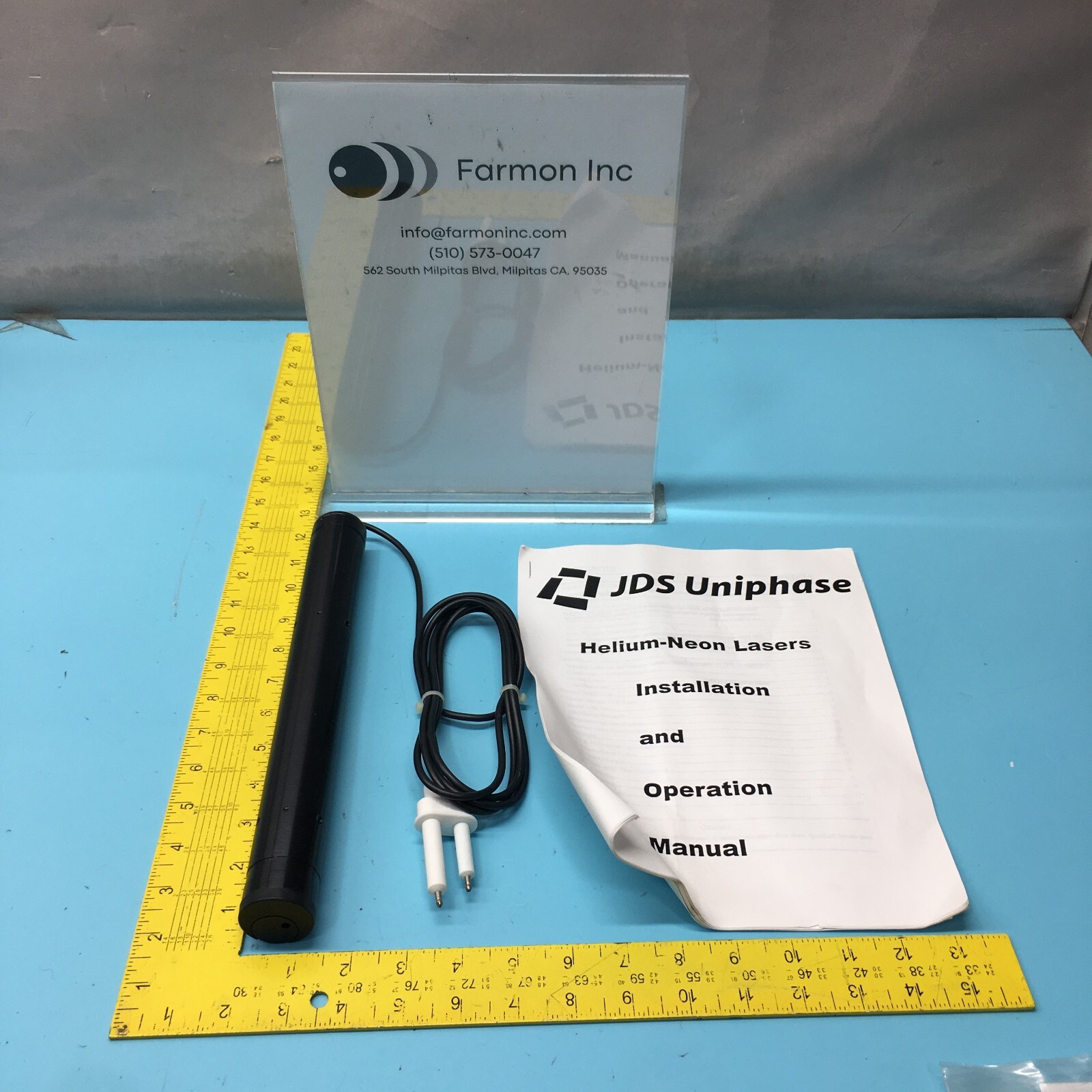 Aerotech OEM2R Helium Neon Laser, JDS Uniphase, KLA Tencor, 162830