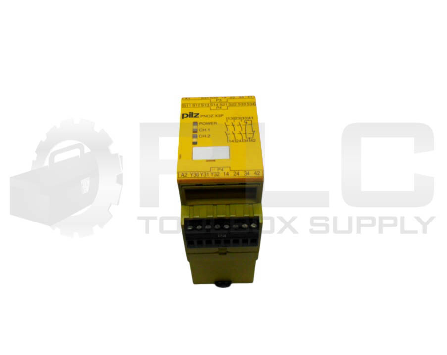 PILZ PNOZ X3P 24VDC 24VAC 3N/O1N/C 1SO SAFETY RELAY 24V AC/DC 50/60HZ 777310