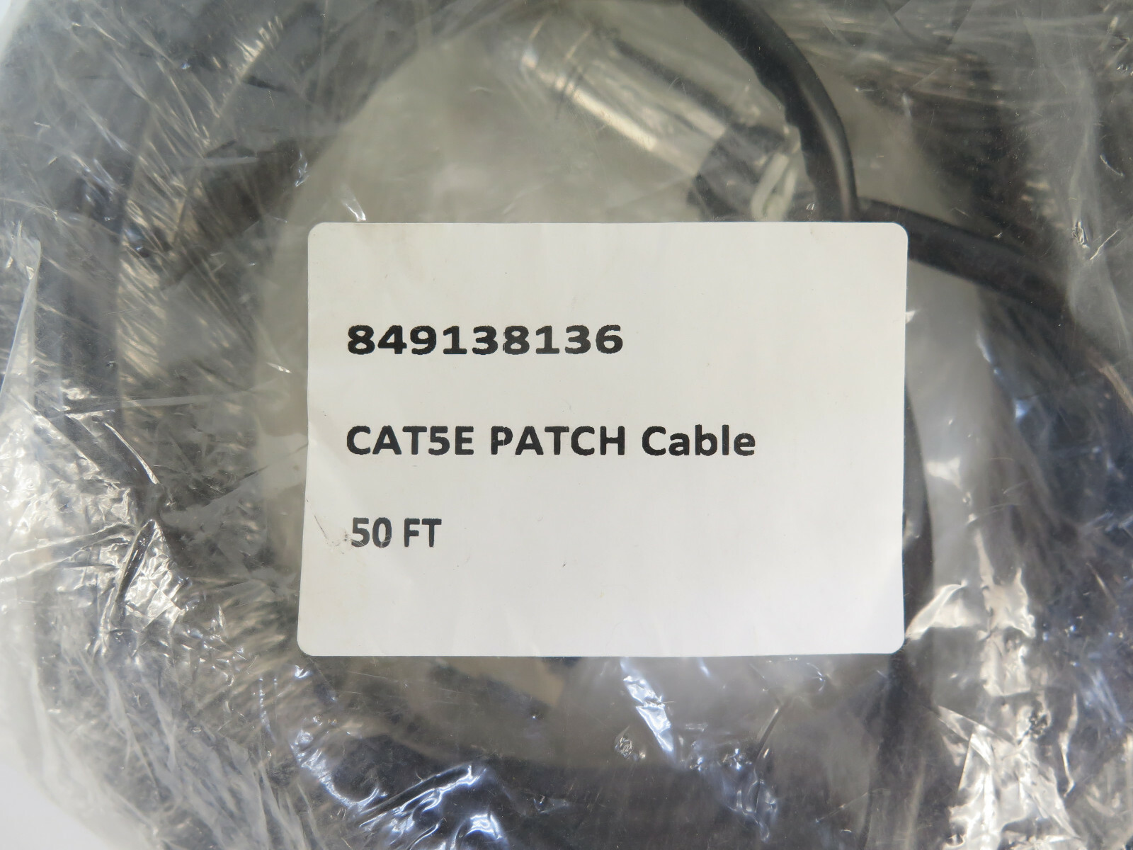 *Lot of 2* Lucent 849138136 50ft CAT5e Patch / Alarm Cable, 8-Pin Circular