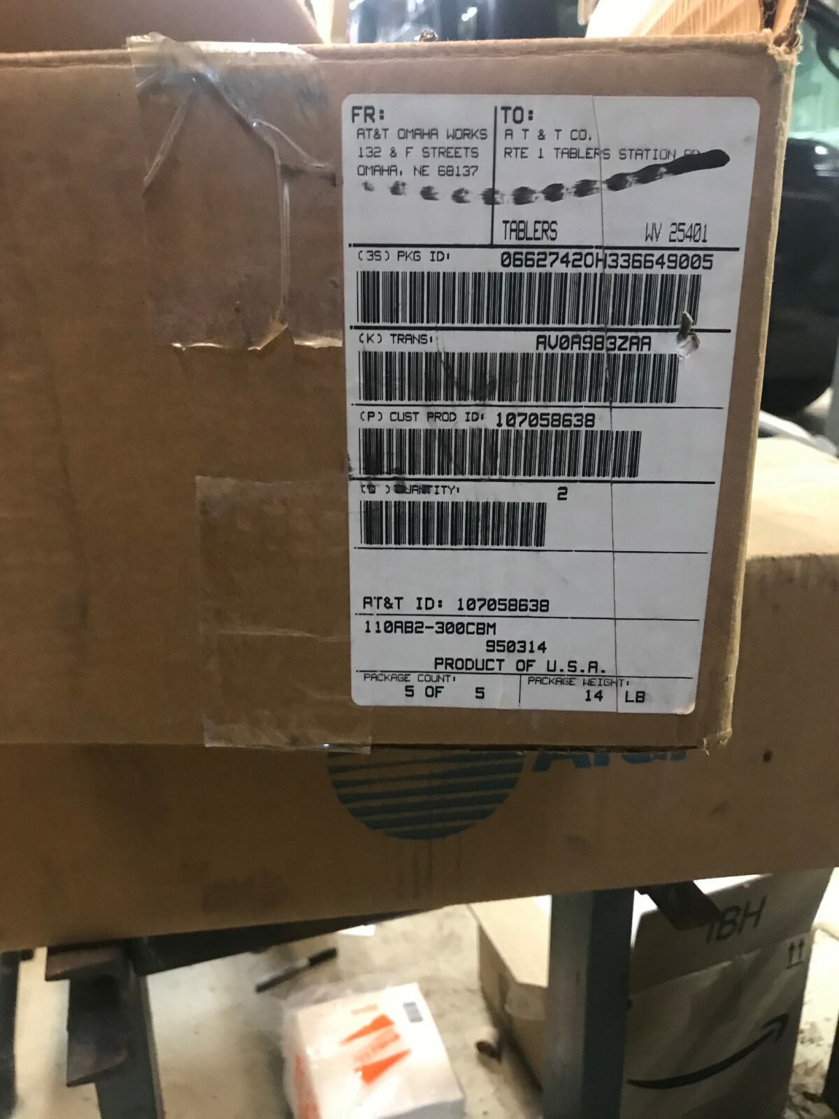 Pre terminated 300 pair 110 block AT&T 110AB2-300CBM Lucent Avaya 50 Pin Telco