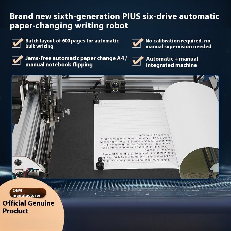 Automatic Paper Change Writing Robot Imitation Handwriting Writing Machine