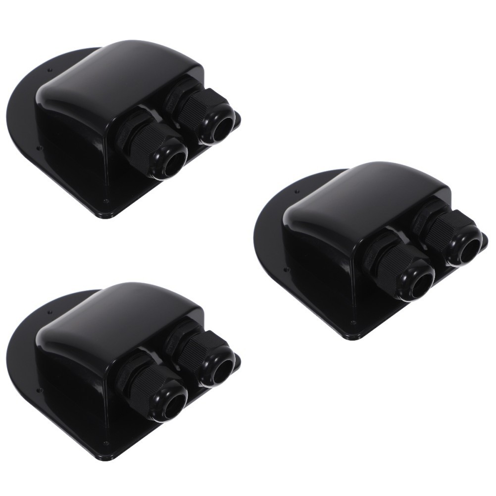 3pcs Cable Gland Waterproof Cable Pass Through 2-hole Rv Gland