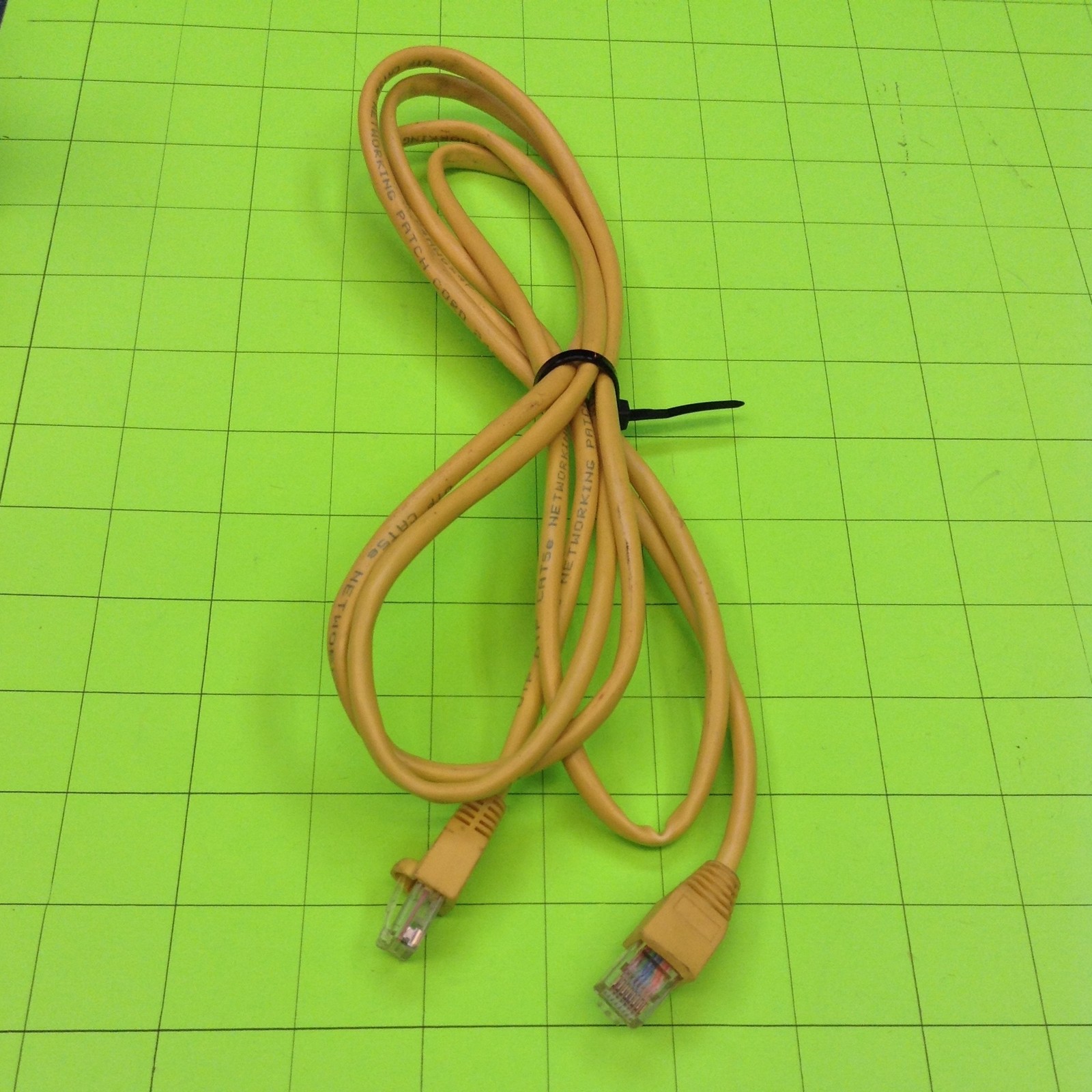 Yellow CAT5E 6′ Length Network Cable Cord