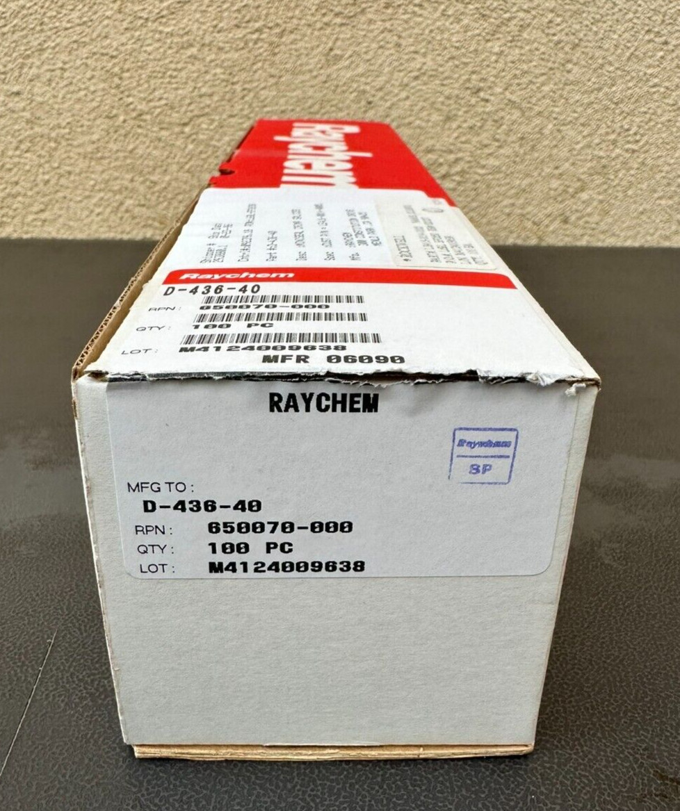 Raychem D-436-40 Miniseal Crimp Splices , Solder Sleeves & Shield Tubing Q100