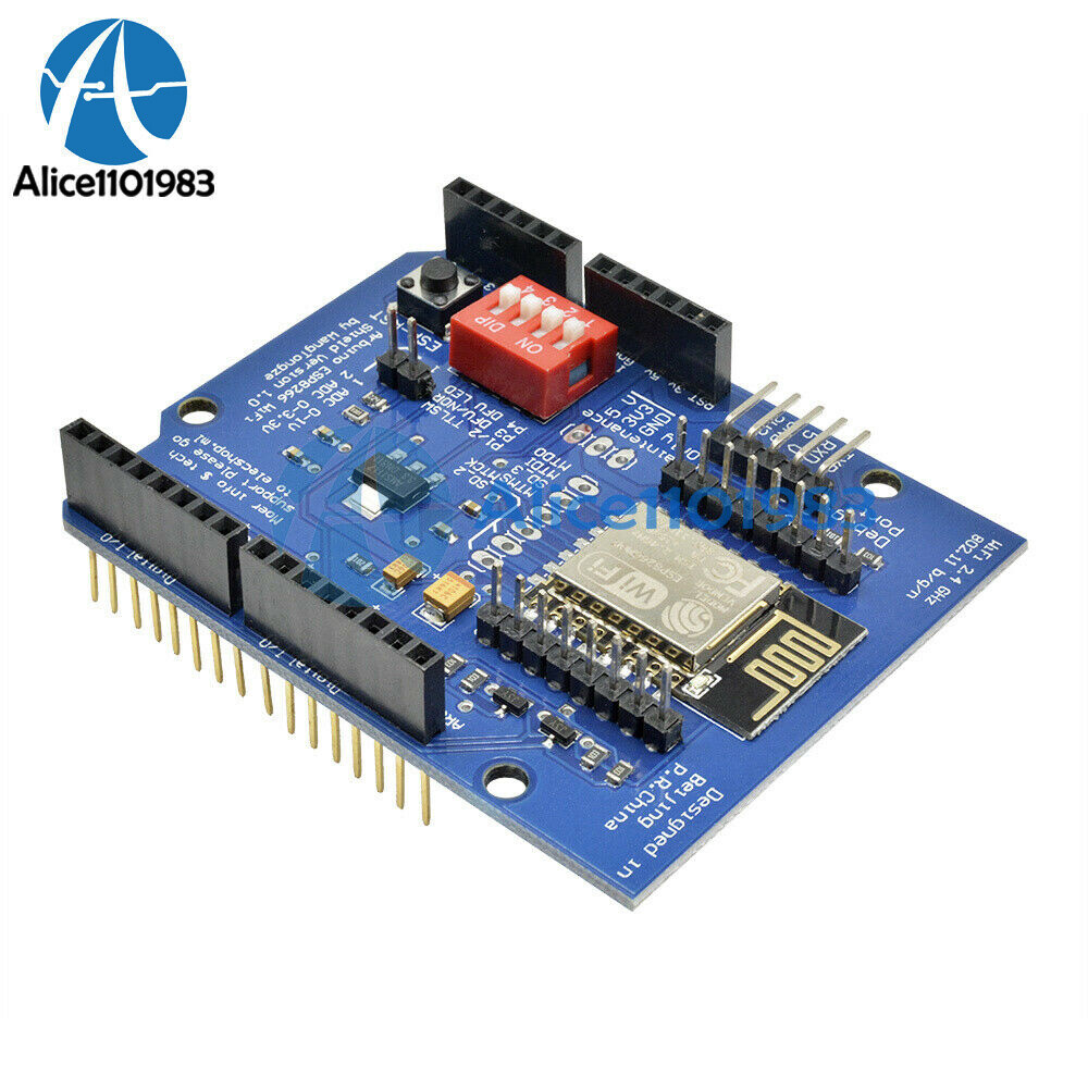 ESP8266 ESP-12E UART WIFI Wireless Shield TTL Converter for Arduino UNO R3 Mega