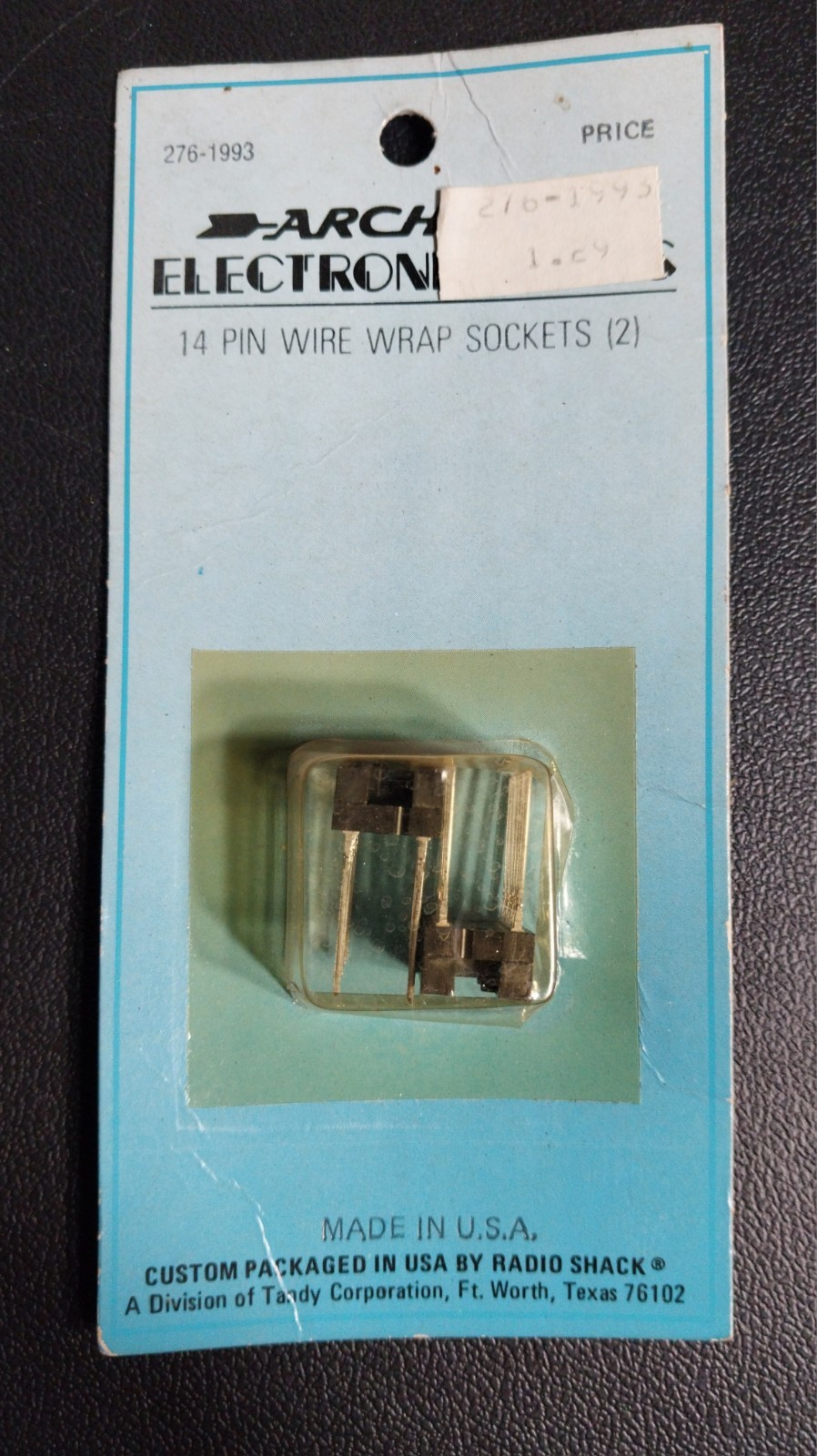 Archer Electronics 276-1993 14 Pin WIRE WRAP SOCKETS (2) New Old Stock USA