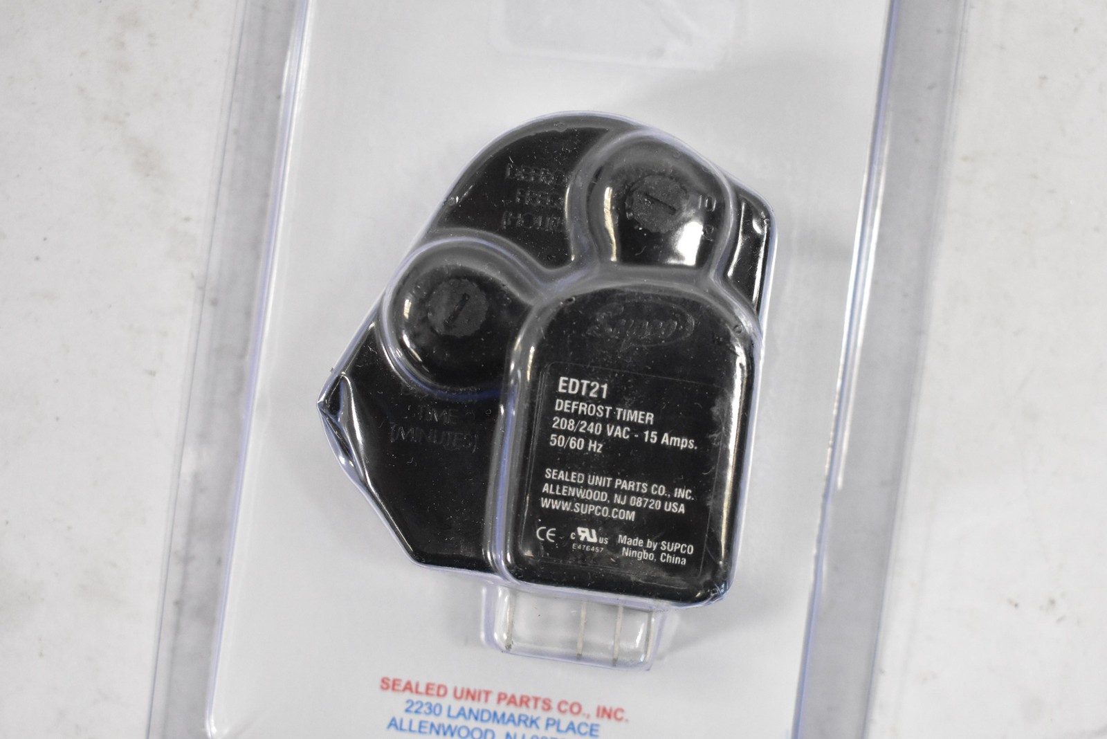 SUPCO EDT21 Universal Defrost Timer Circuit Board Black Made In China EDT21