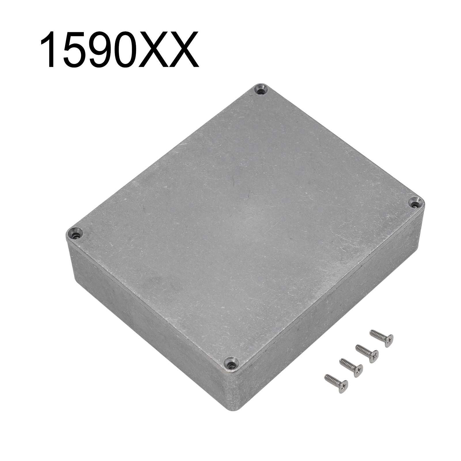 Silver Aluminum Box for Electric Instruments Industrial Metal Enclosure