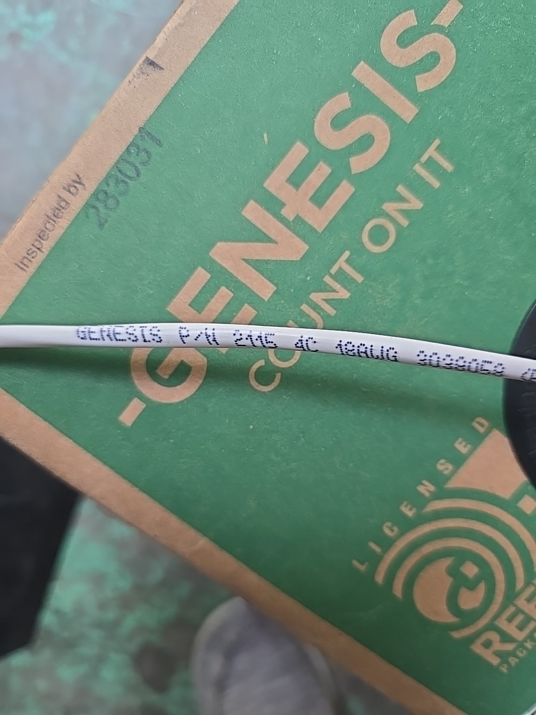 50ft Genesis 18/4 18GA Wire 4C Stranded Riser CLR3 FT4 CMR Cable – White