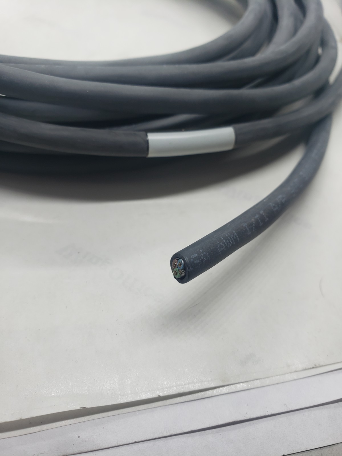 FOXBORO N0139CB POWER CABLE 15ft LONG 90c, NIB