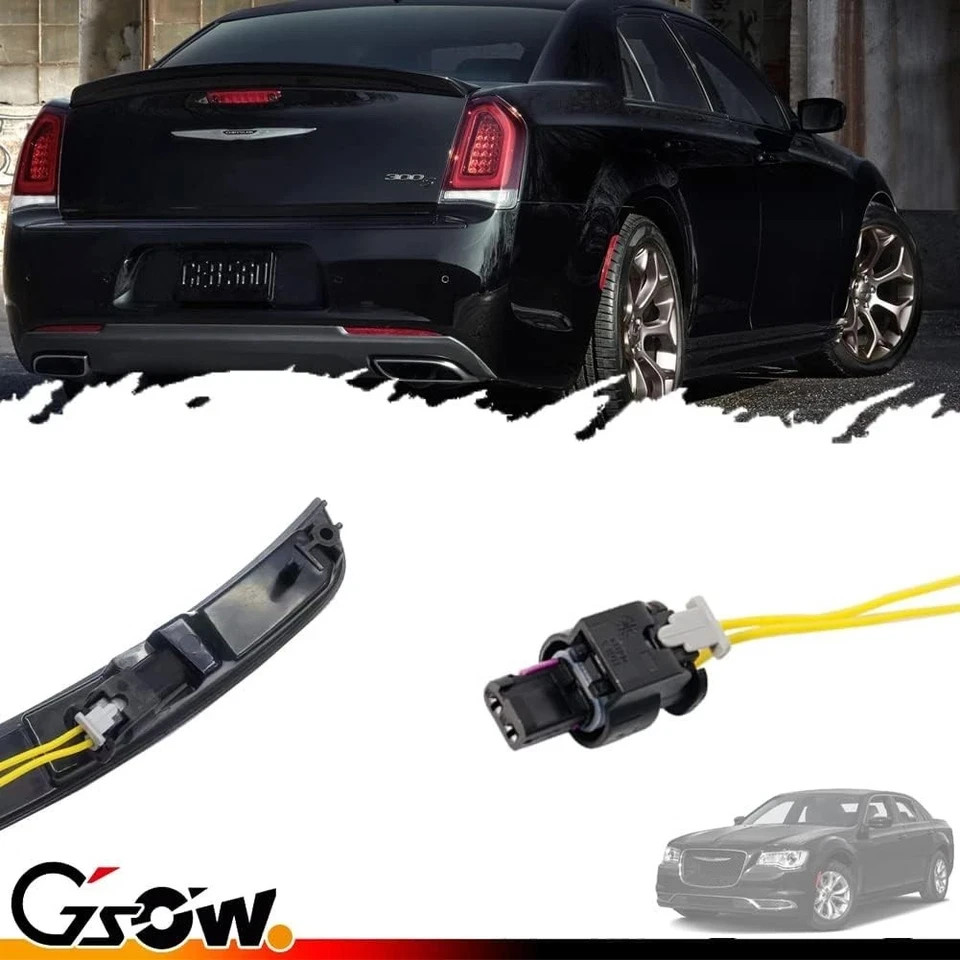 2 PCS Side Marker Light Pigtail Chrysler 300 2015-2024 Connector Wire