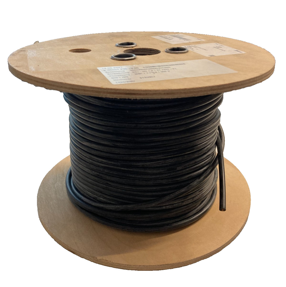 Leads; Silivolt®-E SN; 1x1mm²; Line; OFC; Silicone; Black – 100m