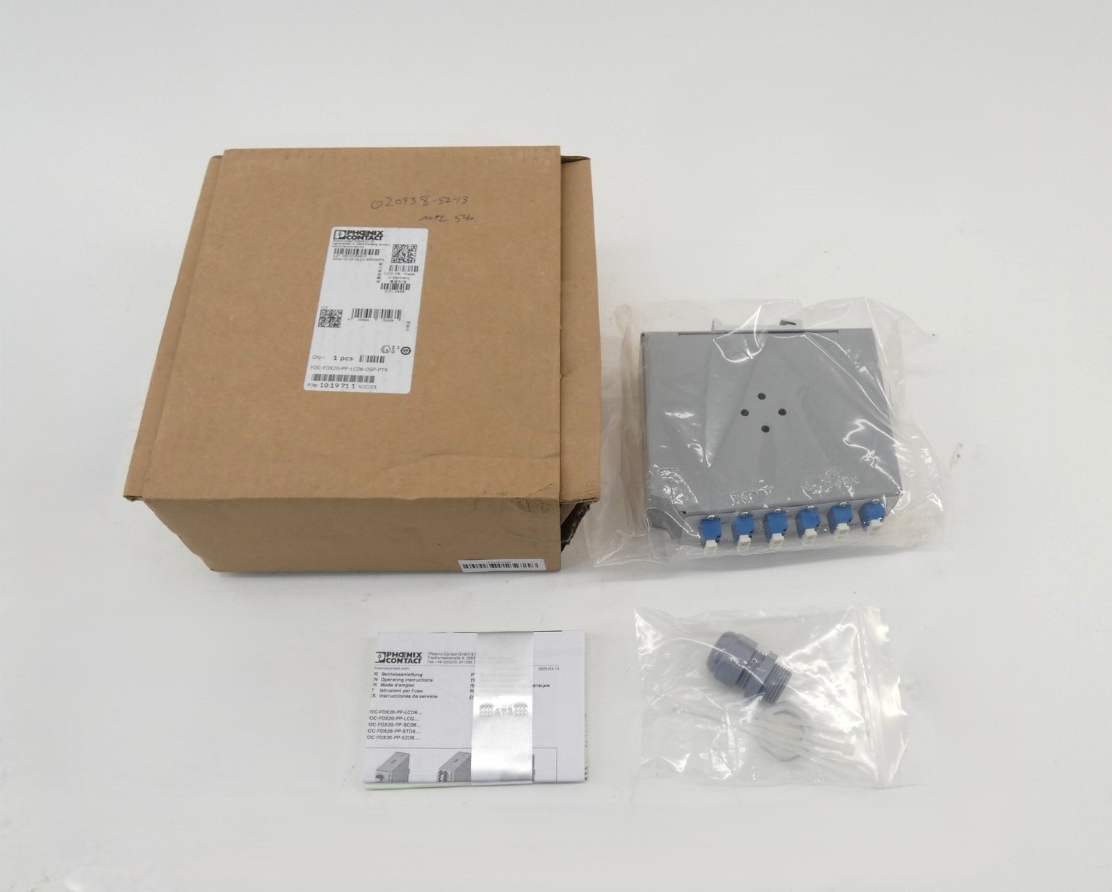 Phoenix Contact 1019711 FOC-FDX20-PP-LCD6-OSP-PT9 Splice Box – NEW Surplus!
