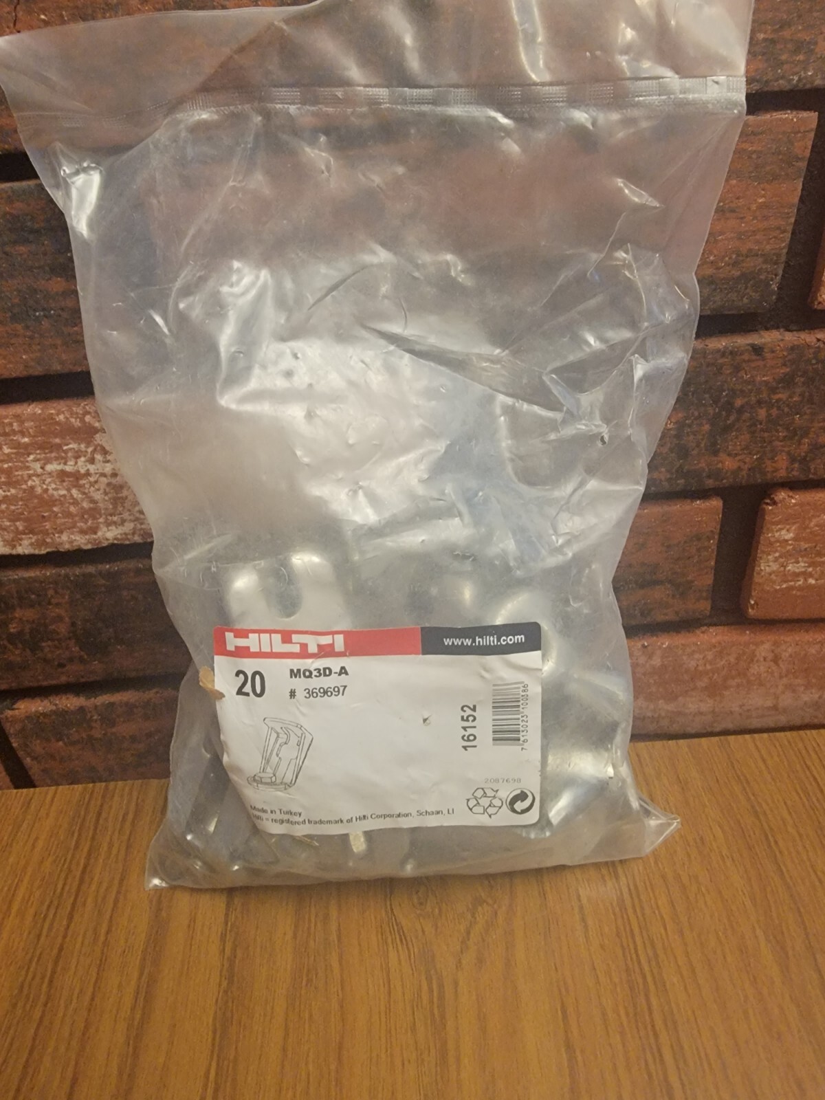 (20) Hilti 369697 – MQ3D-A 3D Threaded Rod Brace Connector For MQ Channel System