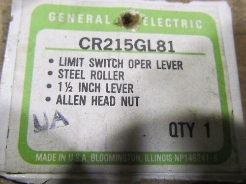 GE General Electric CR215GL81 Limit Switch Open Lever