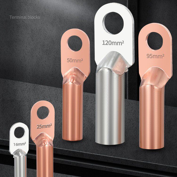 Terminals Block Battery Cable Ends, Lugs Ring Terminals Tin Plated Pure Copper