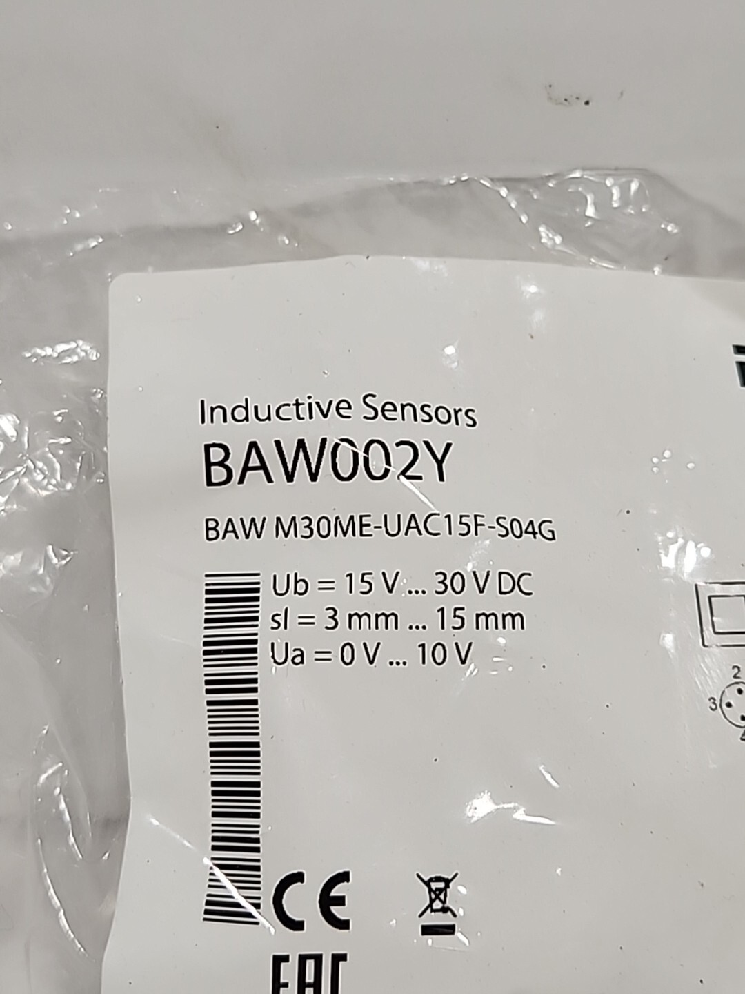 1PCS NEW FOR BALLUFF Proximity switch BAW002Y BAW-M30ME-UAC15F-S04G 10-30VDC