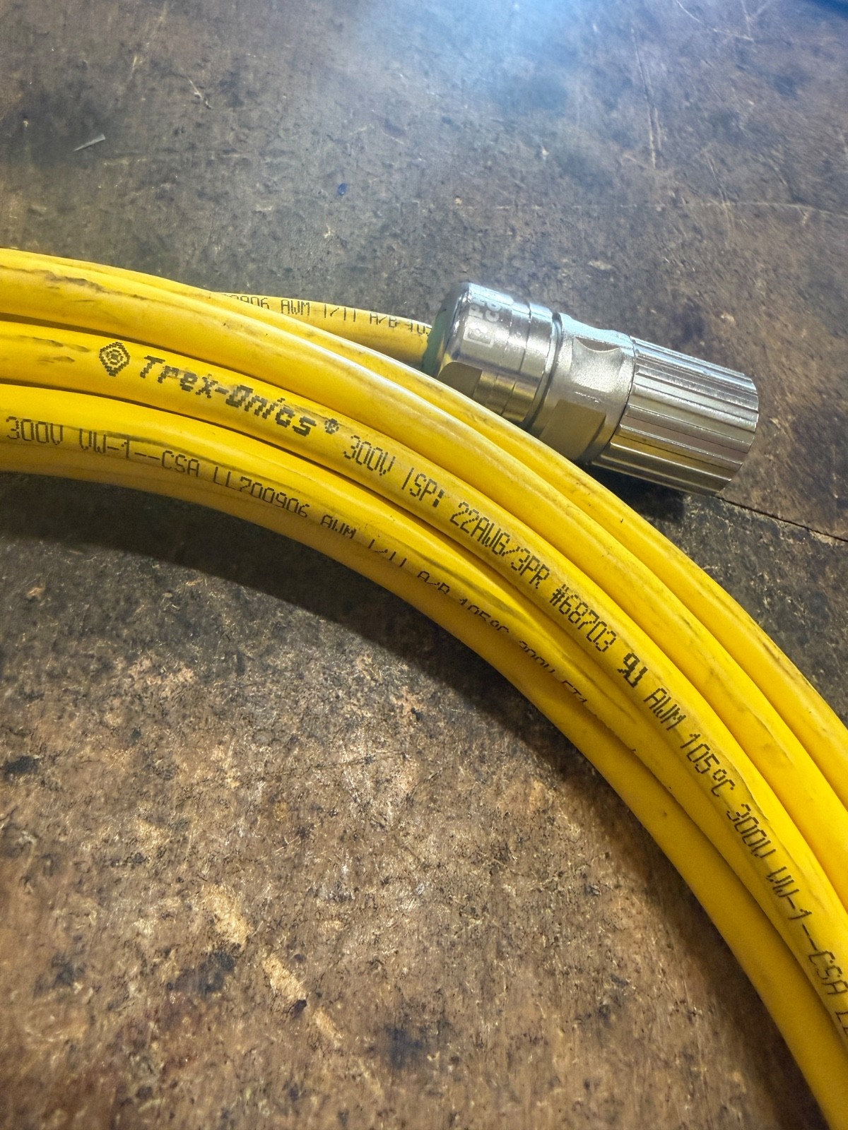 TPC TREX-ONICS 68703, TPC WIRE AND CABLE ABB 3HAC 043381P – 8M (NEW)