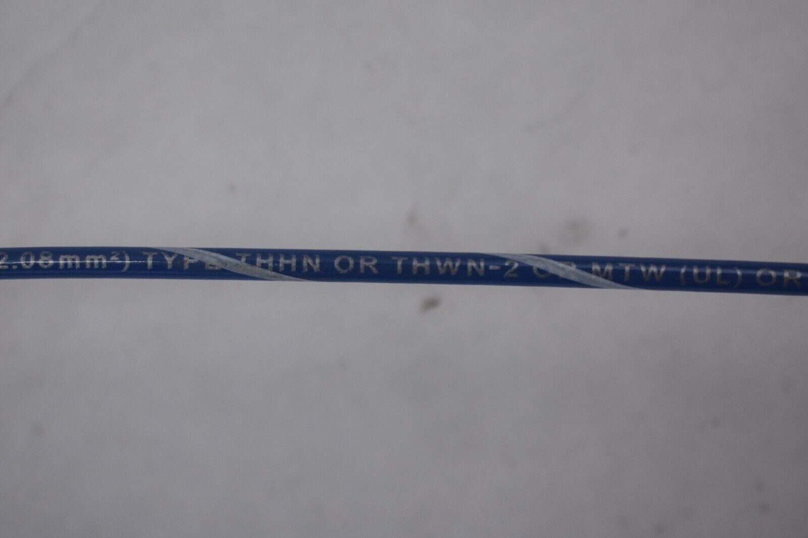 Blue Striped Industrial CSA T90 Nylon 600V 14 AWG Gauge THHN THWN-2 Wire 135′