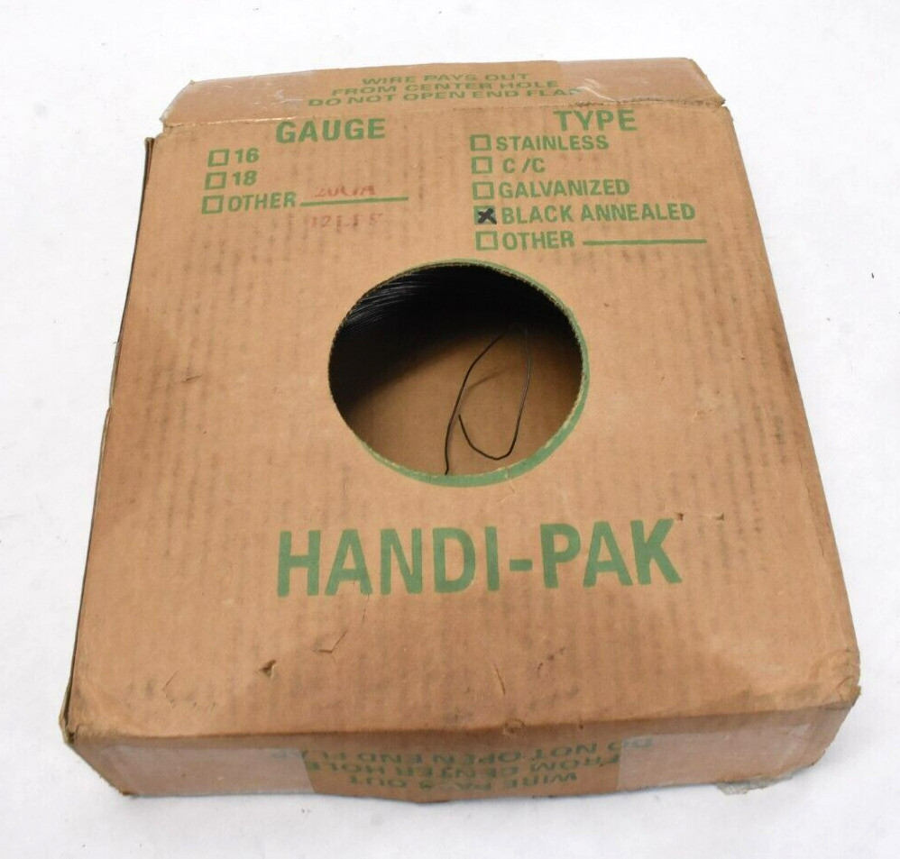 Handi-Pak 20 Gauge Black Annealed Wire Automatic Baling Wire 12 lbs Wire