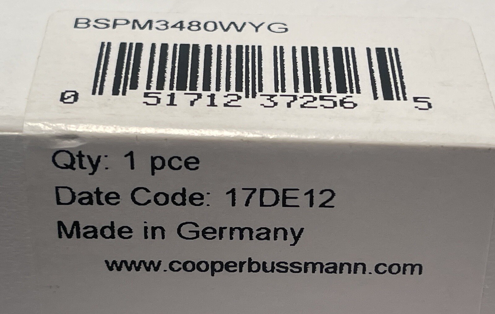 Cooper Bussmann BSPM3480WYG Surge Arrester w/ 3 BPM385UL modules, US Seller, NEW