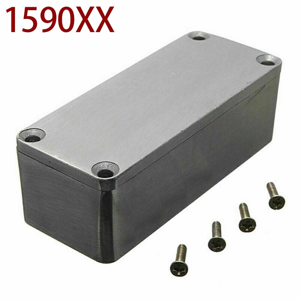 Silver Aluminum Box for Electric Instruments Industrial Metal Enclosure