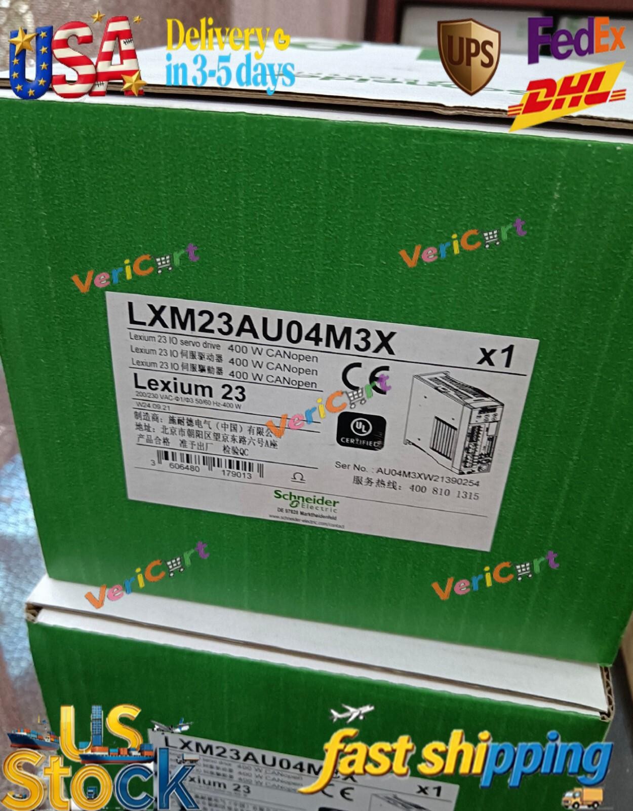 in Box Servo Drive LXM23AU04M3X Ship US Free TAX