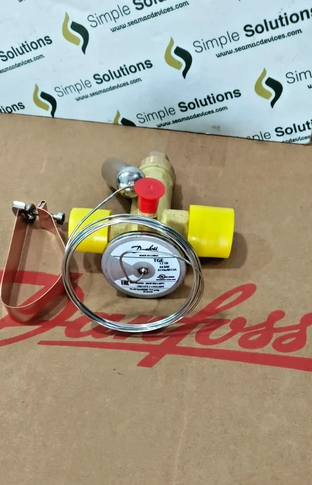 2PCS LOT- Danfoss 067N5090 Thermostatic expansion valve,TGE,R134a/R513A-NEW