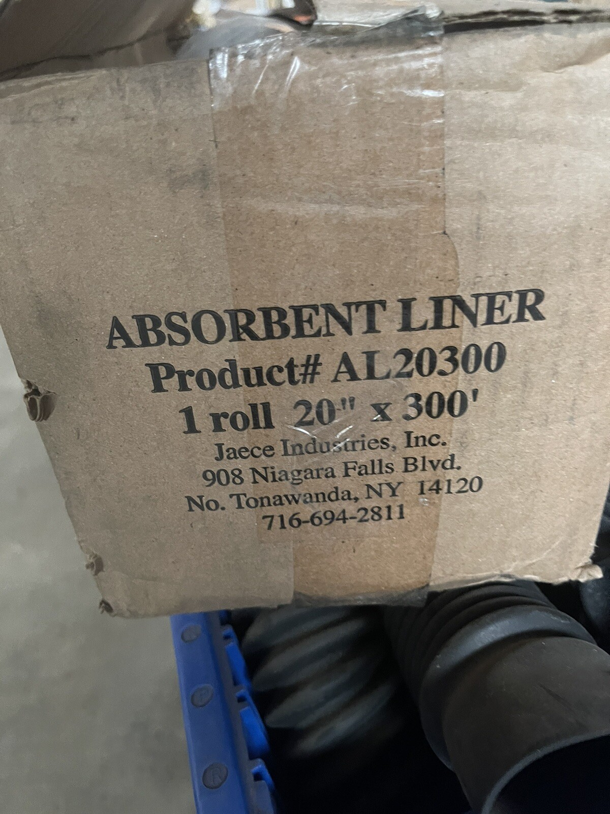 NEW Jaece Industries AL20300 Absorbent Liner Roll, 20″ x 300′ *FREE SHIPPING*