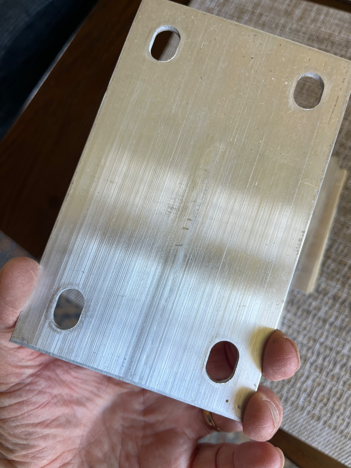 8 NOS Chalfant Aluminum Cable Tray Splice Plate 3-3/4″ x 6″ + S/S nut bolt