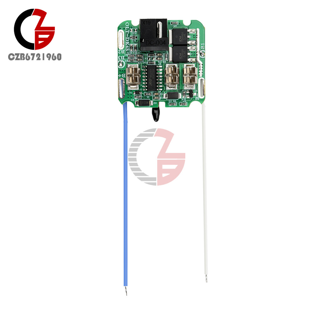 4S 16.8V 30A 18650 Li-ion Battery Protection Board BMS Dual MOS for Power Tool