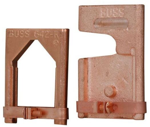 Bussmann NO.642-R, Class R, 600 V, 400 A Block/110 to 200 A, Fuse Reducer, 1pc