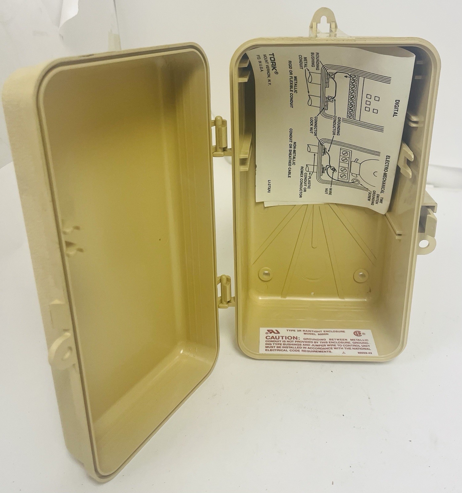 NSI INDUSTRIES TORK TIMERS NO. 9000N TORK ENCLOSURE INDOOR/OUTDOOR NEMA TYPE 3R