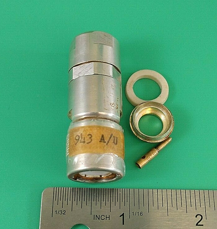 KINGS ELECTRONICS UG-943A/U N-TYPE CONNECTOR SILVER