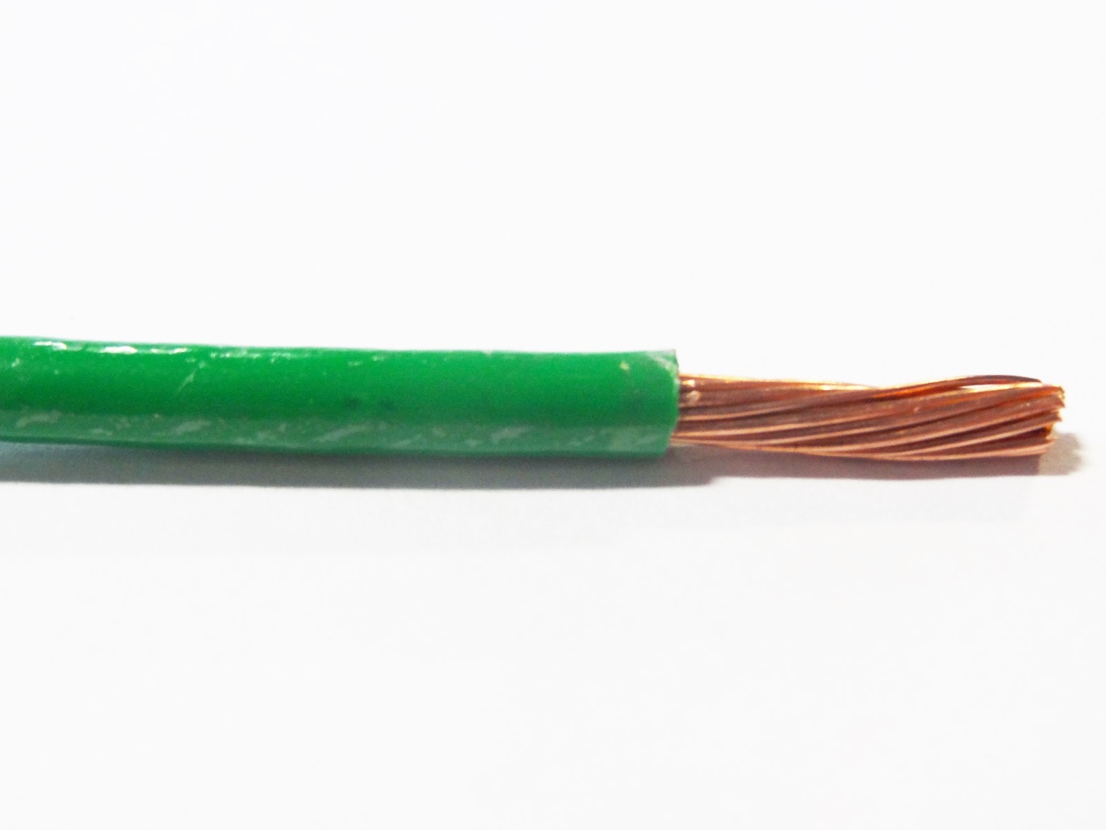 25′ THHN 10 AWG GAUGE GREEN NYLON STRANDED COPPER BUILDING WIRE