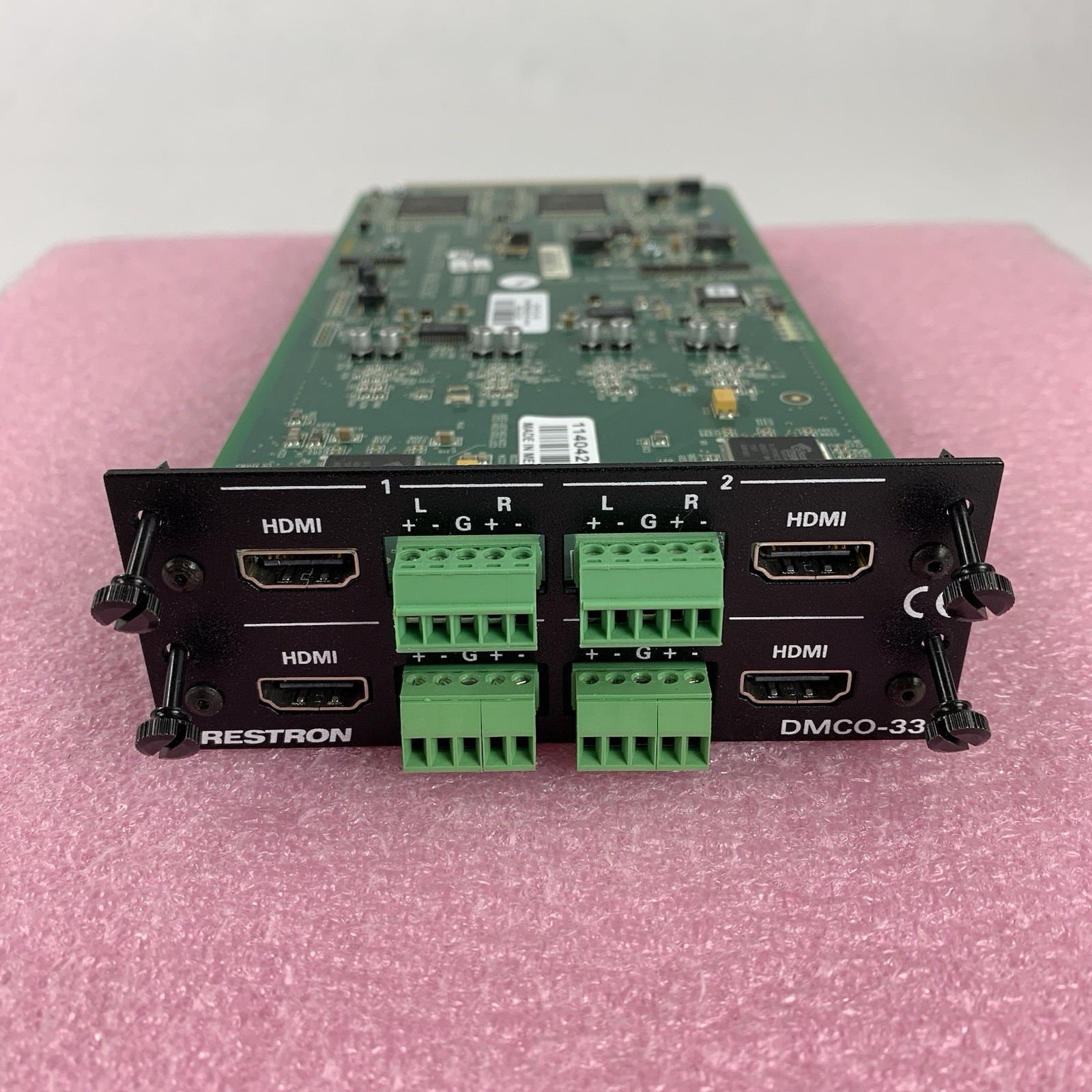Crestron DMCO-33 HDMI w/ 4 Stereo Analog Audio Output Card