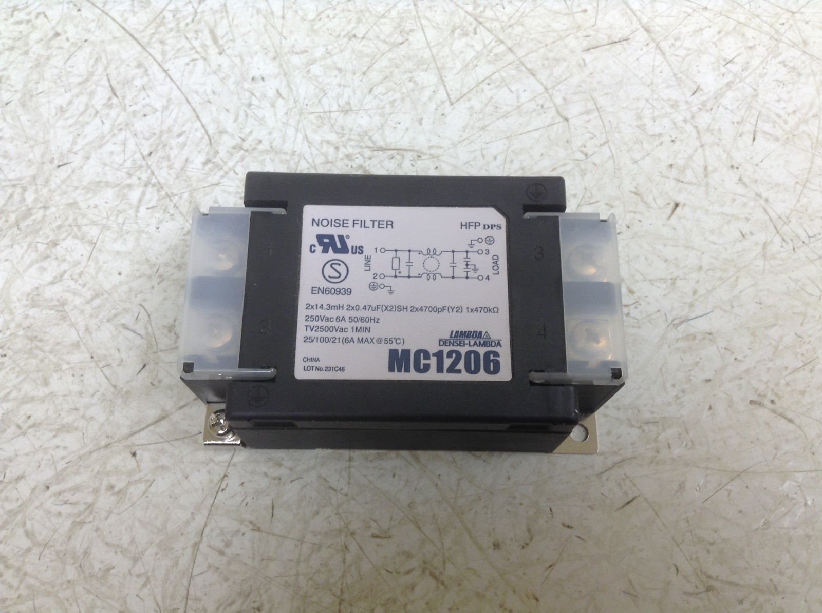 Densei-Lambda MC1206 Noise Filter New