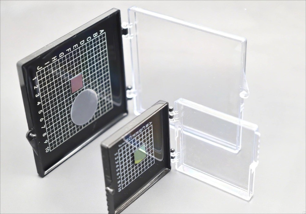 Chip Storage Box 55mm 75mm Sticky Gel Case Semiconductor Wafer Die Holder