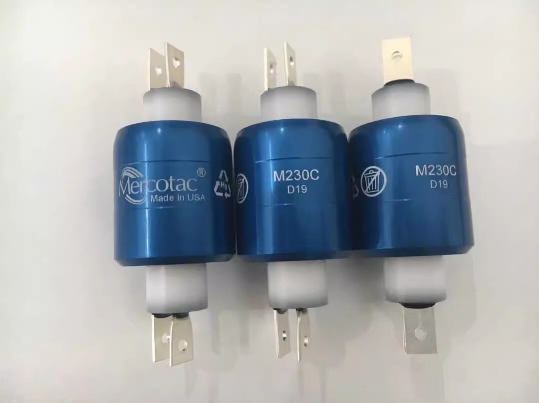 1pcs MERCOTAC Mercury Conductive Slip Ring M230C 2pole 30A Rotary Connector