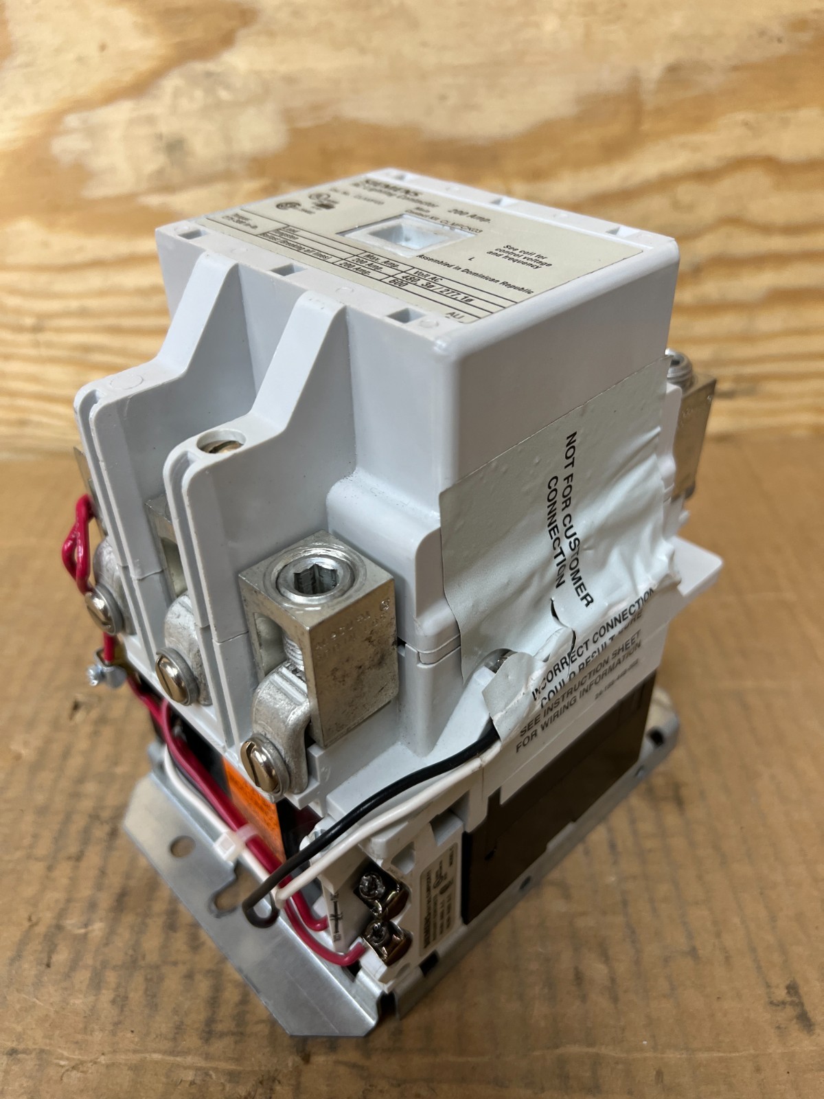 SIEMENS, CLM0F03, 200A AC LIGHTING 3POLE CONTACTOR, XLNT TAKEOUT! MAKE OFFER!!