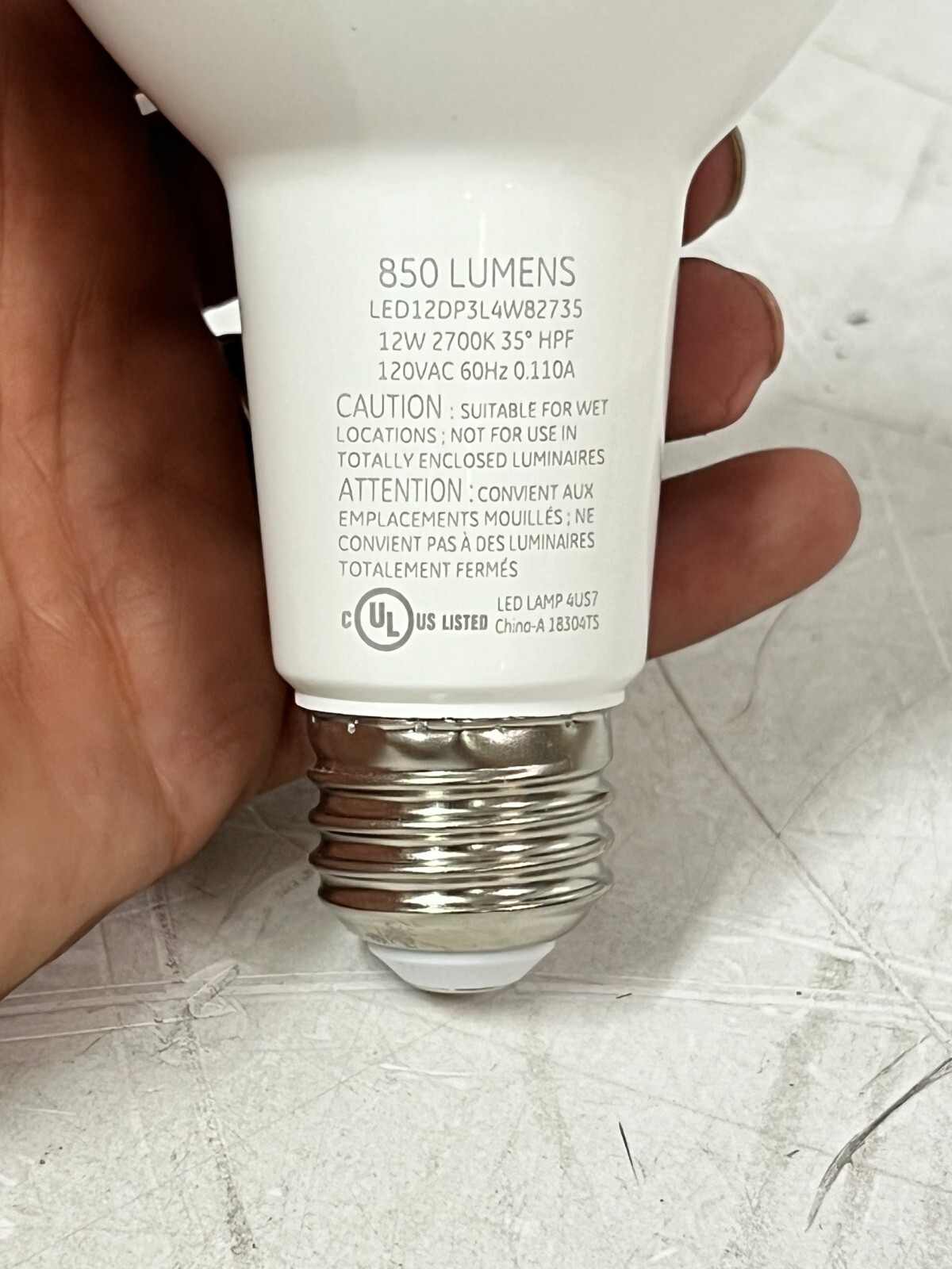 QTY 9 GE LED Flood Bulbs,Par30, Soft White, Long Neck, 1000 Lm, 12-Watt – 38446