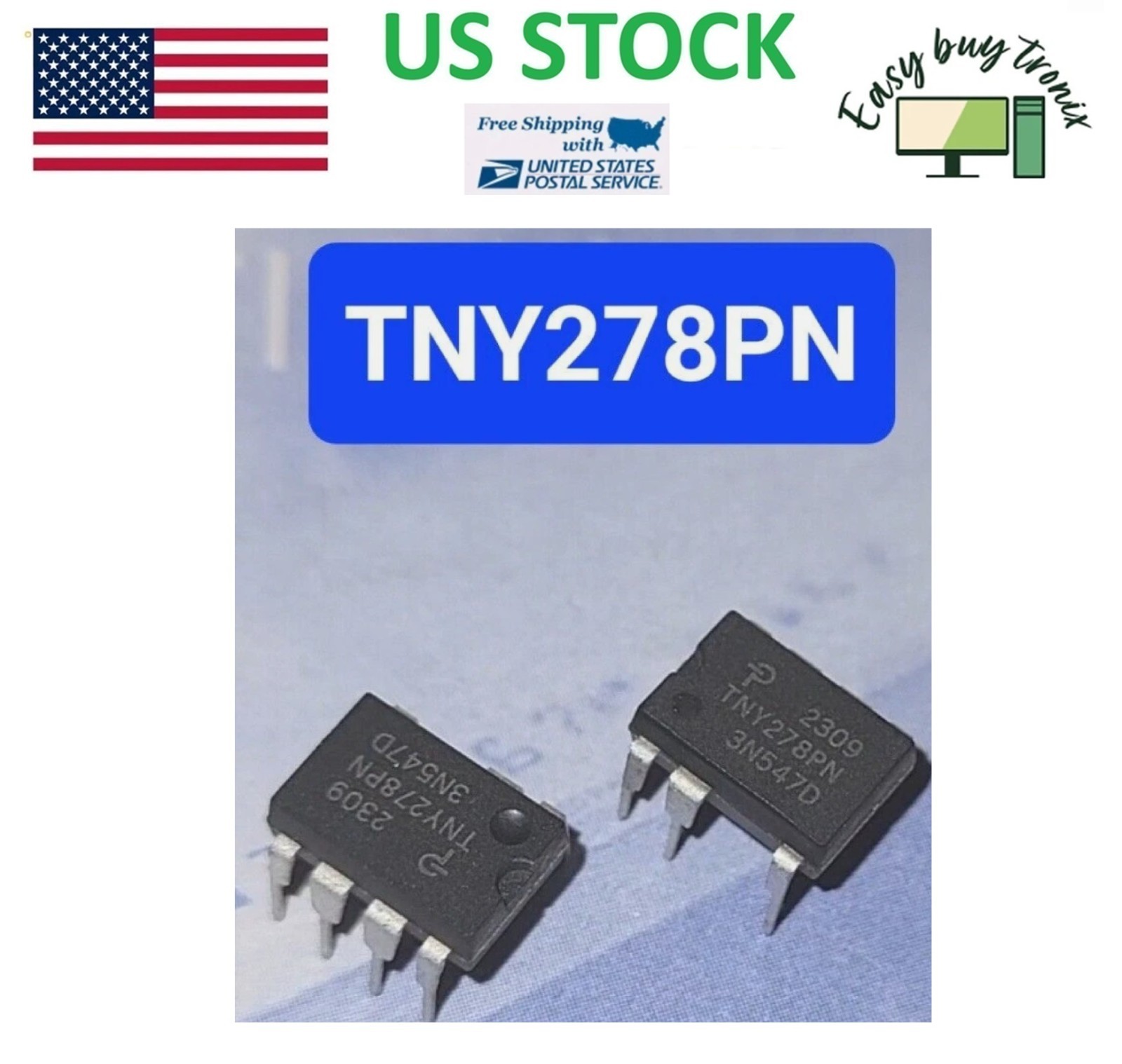 20PCS TNY268PN TNY268P TNY268 ORIGINAL IC USA FAST FREE SHIPPING
